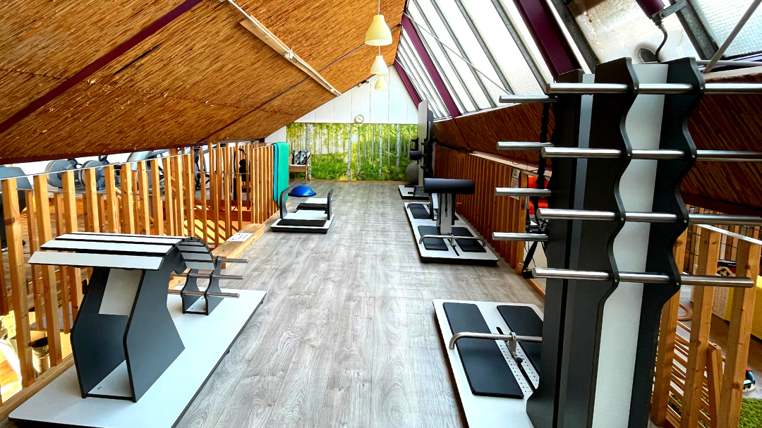 Aussenbereich und Terrasse des BIG Fitness Laufen